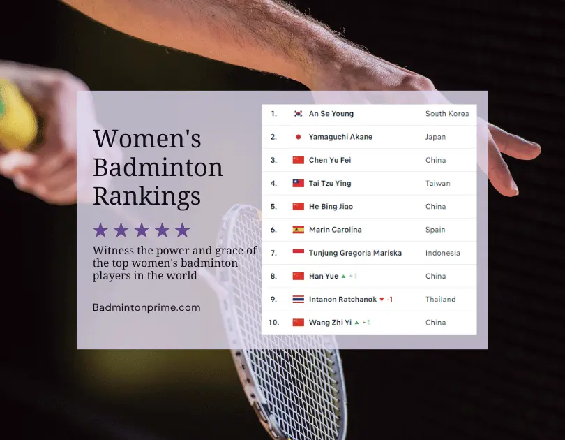 The Top Women'S Badminton Players: Rankings 2023