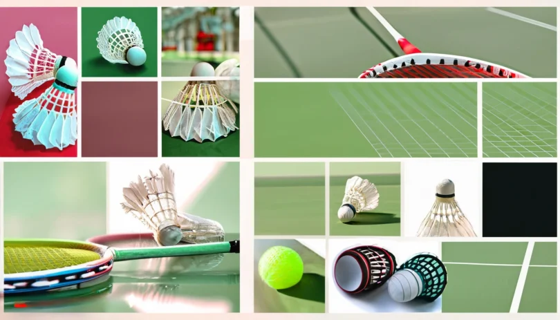 &Quot;Badminton Equipment Including Rackets, Shuttlecocks, Shoes, And Accessories Arranged In A Visually Appealing Way, Representing The Perfect Badminton Kit