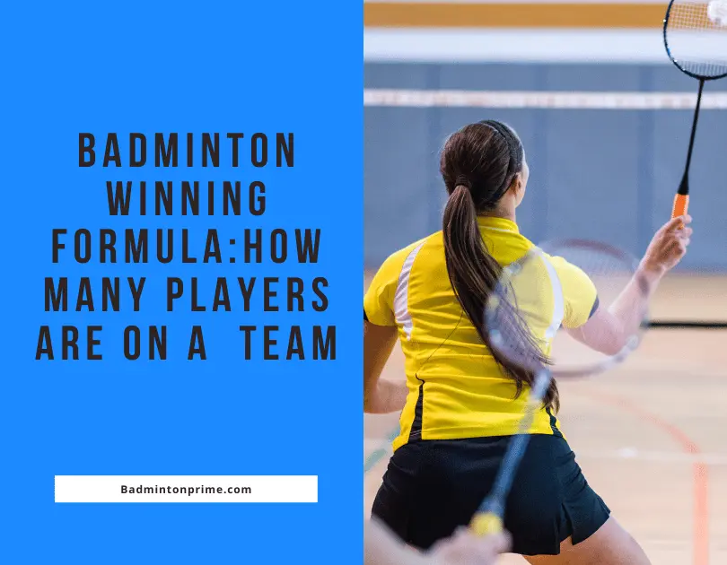 Badminton Players In Action, Showcasing Teamwork And Strategy For Success In A Badminton Team.. The Winning Formula: Find Out How Many Players Are On A Badminton Team Are You Curious About How Many Players Make Up A Badminton Team? Well, You'Ve Come To The Right Place! In This Article, We Will Explore The Winning Formula Of A Badminton Team And Uncover The Number Of Players Needed To Compete. Badminton Is A Popular Sport Played Worldwide, Known For Its Fast-Paced Rallies And Strategic Gameplay. To Achieve Success, It'S Essential To Understand The Dynamics Of A Badminton Team. While Singles Matches Are Prevalent, The Team Format Adds An Exciting Twist To The Game. Typically, A Badminton Team Consists Of Doubles Matches, With Each Team Comprising Two Players. This Means That There Are Four Players On The Court At Any Given Time, Divided Into Two Opposing Teams. The Collaborative Effort Between Teammates Is Essential To Outmaneuver The Opponents And Secure Victory. Understanding The Number Of Players On A Badminton Team Is Crucial, As It Determines The Strategies And Tactics Employed During Matches. Whether You'Re Considering Joining A Team Or Simply Want To Enhance Your Knowledge Of The Sport, This Article Will Provide The Insights You Need To Excel In The Game Of Badminton. So, Let'S Dive In And Discover The Winning Formula Of A Badminton Team! Understanding Badminton Teams Badminton Is A Popular Sport Played Worldwide, Known For Its Fast-Paced Rallies And Strategic Gameplay. To Achieve Success, It'S Essential To Understand The Dynamics Of A Badminton Team. While Singles Matches Are Prevalent, The Team Format Adds An Exciting Twist To The Game. In A Badminton Team, The Primary Format Is Doubles Matches, Where Each Team Comprises Two Players. This Means That There Are Four Players On The Court At Any Given Time, Divided Into Two Opposing Teams. The Collaborative Effort Between Teammates Is Essential To Outmaneuver The Opponents And Secure Victory. The Team Aspect Of Badminton Introduces A Whole New Level Of Strategy And Coordination. Each Player Must Not Only Focus On Their Individual Performance But Also Work Seamlessly With Their Partner To Cover The Court Effectively And Exploit The Opponents' Weaknesses. This Requires Excellent Communication, Trust, And Synchronization Between Teammates. The Standard Number Of Players On A Badminton Team In The Standard Format Of Badminton, A Team Consists Of Two Players. This Means That Each Team Has A Total Of Four Players On The Court During A Match. The Two Players From Each Team Are Positioned On Opposite Sides Of The Court, With The Serving Team Starting On The Right Side Of The Court. Having Two Players Per Team Allows For A Dynamic And Fast-Paced Game. It Requires Players To Possess A Wide Range Of Skills, Including Agility, Speed, Power, And Precision. The Smaller Team Size Also Allows For Better Coordination And Communication Between Teammates, As They Can Easily Communicate And Strategize During Matches. The Two-Player Format Provides An Exciting Balance Between Individual Performance And Teamwork. Each Player Has Their Responsibilities And Areas Of The Court To Cover, But They Must Also Work Together Seamlessly To Dominate Their Opponents. This Format Often Leads To Intense And Thrilling Matches, Where Every Point Counts. Variations In Team Sizes In Different Badminton Formats While The Standard Format Of Badminton Consists Of Two Players Per Team, There Are Variations In Team Sizes Depending On The Specific Format Being Played. One Common Variation Is The Mixed Doubles Format, Where Each Team Comprises One Male And One Female Player. This Format Adds An Interesting Dynamic To The Game, As Players Must Adapt Their Strategies And Gameplay To Accommodate The Differences In Physical Attributes And Playing Styles Between Genders. In Some Recreational Or Casual Settings, There May Also Be Variations Where Larger Teams Are Allowed. For Example, There May Be Formats That Allow Three Or More Players Per Team. These Variations Are Often Used In Friendly Matches Or Non-Competitive Settings, Where The Focus Is More On Enjoyment Rather Than Strict Adherence To The Standard Rules. Importance Of Team Dynamics In Badminton Team Dynamics Play A Crucial Role In The Success Of A Badminton Team. While Individual Skills Are Essential, It Is The Synergy Between Teammates That Can Make The Difference Between Victory And Defeat. Effective Communication Is Key To Building Strong Team Dynamics In Badminton. Teammates Must Be Able To Communicate Their Intentions, Strategies, And Feedback To Each Other During Matches. This Allows For Better Coordination And Synchronization On The Court, Enabling Players To Anticipate Each Other'S Moves And React Accordingly. Trust And Mutual Support Are Also Vital Aspects Of Team Dynamics In Badminton. Teammates Must Trust Each Other'S Abilities And Decision-Making, Knowing That They Are All Working Towards A Common Goal. This Creates A Supportive And Positive Environment Where Players Can Push Themselves To Their Limits And Perform At Their Best. Team Dynamics Also Extend Beyond The Court. Off-Court Activities Such As Team Bonding Sessions, Group Training, And Socializing Can Further Strengthen The Camaraderie Between Teammates. Building Strong Relationships And Friendships Enhances The Overall Team Chemistry, Leading To Better Performance And A More Enjoyable Experience For Everyone Involved. Strategies For Building A Successful Badminton Team Building A Successful Badminton Team Requires Careful Consideration Of Various Factors. Here Are Some Strategies That Can Help In Creating A Formidable Team: 1. Skill Diversity: It'S Essential To Have Players With A Diverse Range Of Skills And Playing Styles. This Allows The Team To Adapt To Different Opponents And Situations Effectively. For Example, Having A Player With Powerful Smashes And Another With Excellent Defensive Skills Can Create A Well-Rounded Team. 2. Player Compatibility: Look For Players Who Complement Each Other'S Strengths And Weaknesses. A Good Doubles Team Consists Of Players Who Can Cover Each Other'S Weaknesses And Maximize Their Combined Strengths. Compatibility In Terms Of Playing Style, Communication, And Work Ethic Is Crucial For A Successful Partnership. 3. Training And Practice: Regular Training And Practice Sessions Are Vital For Team Development. This Includes Individual Skill Development, Tactical Training, And Team Drills. Consistent Practice Allows Players To Refine Their Skills, Improve Their Coordination, And Develop A Better Understanding Of Each Other'S Playing Styles. 4. Effective Coaching: A Knowledgeable And Experienced Coach Can Provide Valuable Guidance And Strategic Insights To The Team. A Coach Can Analyze Opponents' Playing Styles, Develop Game Plans, And Provide Feedback And Support To Players. A Good Coach Can Help Fine-Tune The Team'S Strategies And Enhance Their Performance. 5. Team Bonding And Morale: Foster A Positive Team Culture By Organizing Team Bonding Activities And Creating A Supportive Environment. Encourage Open Communication, Respect, And Camaraderie Among Teammates. A Strong Team Bond Boosts Morale, Motivation, And Overall Team Performance. Training And Practice For Badminton Teams To Excel As A Badminton Team, Training And Practice Are Essential Components. Here Are Some Key Aspects To Consider When It Comes To Training And Practice: 1. Individual Skill Development: Each Player Should Focus On Developing Their Individual Skills, Including Footwork, Racket Technique, Fitness, And Mental Resilience. Regular Practice And Drills Specific To Each Player'S Strengths And Weaknesses Can Help Them Improve Their Overall Game. 2. Tactical Training: Team Training Should Include Tactical Drills And Game Simulations To Enhance Players' Understanding Of Different Game Situations. This Includes Practicing Strategies For Attacking, Defending, And Transitioning Between Offense And Defense. Tactical Training Helps Players Make Better Decisions On The Court And Improves Their Overall Game Awareness. 3. Strength And Conditioning: Badminton Requires Players To Be Physically Fit And Agile. Strength And Conditioning Exercises Can Help Improve Overall Fitness, Speed, And Endurance. This Includes Exercises Such As Strength Training, Cardio Workouts, Agility Drills, And Flexibility Exercises. 4. Match Practice: Regular Match Practice Is Crucial For Players To Apply Their Skills And Tactics In A Competitive Setting. This Includes Playing Practice Matches Against Other Teams, Participating In Local Tournaments, And Analyzing Match Footage To Identify Areas For Improvement. 5. Mental Preparation: Badminton Is Not Just A Physical Game; It Also Requires Mental Strength And Focus. Players Should Engage In Mental Preparation Techniques Such As Visualization, Mindfulness, And Positive Self-Talk. Mental Training Helps Players Stay Calm Under Pressure, Maintain Focus, And Make Better Decisions During Matches. Common Positions And Roles In A Badminton Team While Badminton Is Primarily A Doubles Game, There Are Specific Positions And Roles That Players Assume Within A Team. Understanding These Positions And Roles Can Help Players Optimize Their Gameplay And Contribute Effectively To Their Team'S Success. 1. Server: The Server Is Responsible For Starting Each Rally By Serving The Shuttlecock Into The Opponent'S Court. The Server Must Have Good Serving Technique And The Ability To Vary The Serve To Keep Opponents Off-Balance. 2. Receiver: The Receiver Is The Player Who Receives The Serve From The Opposing Team. The Receiver'S Role Is To Return The Serve And Initiate The Rally. A Good Receiver Should Have Quick Reflexes, Good Anticipation, And The Ability To Return Serves Accurately. 3. Attacker: The Attacker'S Role Is To Aggressively Attack The Shuttlecock And Attempt To Score Points. This Player Typically Has Powerful Smashes And Good Court Coverage. The Attacker'S Primary Objective Is To Put Pressure On The Opponents And Create Opportunities For Winning Shots. 4. Defender: The Defender'S Role Is To Cover The Court Defensively And Return The Opponent'S Shots. This Player Focuses On Retrieving Difficult Shots And Keeping The Shuttlecock In Play. A Good Defender Should Have Excellent Anticipation, Quick Footwork, And The Ability To React Swiftly To Opponents' Shots. 5. Net Player: The Net Player Positions Themselves Near The Net, Often Taking Up An Offensive Position. Their Role Is To Intercept And Counter Opponents' Shots Played Close To The Net. A Net Player Should Have Good Hand-Eye Coordination, Quick Reflexes, And The Ability To Play Delicate Net Shots. 6. Support Player: The Support Player Provides Backup And Assists Their Partner In Both Attacking And Defending. This Player Must Be Able To Quickly Adapt Their Position And Cover Their Partner'S Weaknesses. The Support Player'S Role Is To Maintain Balance And Coordination Within The Team. Famous Badminton Teams And Their Achievements Throughout The History Of Badminton, Numerous Teams Have Achieved Great Success And Left A Lasting Impact On The Sport. Here Are A Few Famous Badminton Teams And Their Notable Achievements: 1. China: The Chinese National Badminton Team Has Been Dominant In The Sport For Many Years. They Have Won Numerous Olympic Gold Medals, World Championships, And Thomas Cup Titles. The Chinese Team Is Known For Their Exceptional Skill, Strong Work Ethic, And Disciplined Training Regime. 2. Indonesia: The Indonesian National Badminton Team Has Produced Many Legendary Players And Achieved Significant Success In International Competitions. They Have Won Olympic Gold Medals, World Championships, And Thomas Cup Titles. The Indonesian Team Is Known For Their Flair, Agility, And Excellent Technical Skills. 3. South Korea: The South Korean National Badminton Team Has Consistently Been A Strong Contender In International Tournaments. They Have Won Olympic Gold Medals, World Championships, And Sudirman Cup Titles. The Korean Team Is Known For Their Speed, Fitness, And Tactical Prowess. 4. Denmark: The Danish National Badminton Team Has Emerged As A Force To Be Reckoned With In Recent Years. They Have Won Olympic Medals, World Championships, And Thomas Cup Titles. The Danish Team Is Known For Their Technical Precision, Mental Resilience, And Strategic Gameplay. Conclusion And Final Thoughts On Badminton Team Composition In Conclusion, A Badminton Team Typically Consists Of Two Players, Making A Total Of Four Players On The Court During A Match. The Two-Player Format Adds An Exciting Dynamic To The Game, Requiring Players To Possess A Wide Range Of Skills And Collaborate Effectively With Their Partner. While The Standard Format Of Badminton Is Doubles Matches, There Are Variations In Team Sizes, Such As Mixed Doubles Or Formats Allowing Larger Teams In Casual Settings. Understanding Team Dynamics, Building Strong Partnerships, And Implementing Effective Strategies Are Crucial For Success In Badminton. Training And Practice Play A Vital Role In Developing A Successful Badminton Team. Individual Skill Development, Tactical Training, Strength And Conditioning, Match Practice, And Mental Preparation Are All Essential Aspects Of Team Training. By Understanding The Common Positions And Roles In A Badminton Team And Studying The Achievements Of Famous Teams, Players Can Gain Valuable Insights To Enhance Their Own Gameplay And Aspire To Reach New Heights In The Sport. So, Whether You'Re A Badminton Enthusiast Looking To Join A Team Or Simply Curious About The Dynamics Of A Badminton Team, This Article Has Provided You With The Knowledge And Insights You Need To Excel In The Game Of Badminton. Get Out On The Court, Practice Your Skills, And Embrace The Winning Formula Of A Badminton Team!